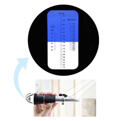 Refrattometro portatile Brix compatto 0-40% Brix e 0-25% Alcol per lo zucchero di vino