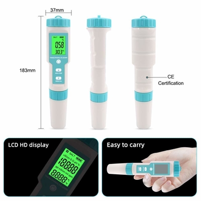 2024 Digital 7 in 1 Salinity TDS Units Tester dell'acqua per misurazione del pH/TDS/EC/TEMP