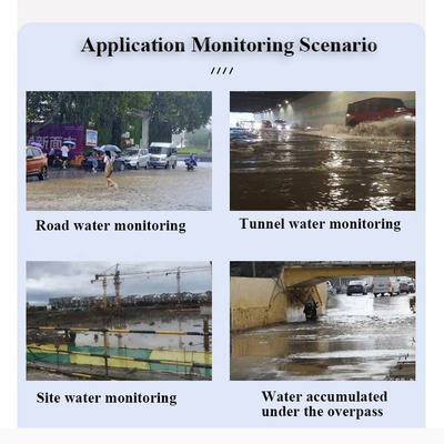 Detettore di inondazione sotterraneo con rating IP68 per il monitoraggio del livello dell'acqua a energia solare