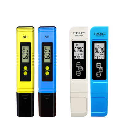 PH TDS EC Temperaturometro Combo Intervallo di misura 0-14ph 0-9990ppm 0-9990us/cm Tipo di penna 3V