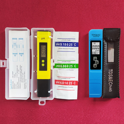 PH TDS EC Temperaturometro Combo Intervallo di misura 0-14ph 0-9990ppm 0-9990us/cm Tipo di penna 3V