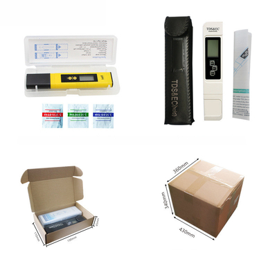 PH TDS EC Temperaturometro Combo Intervallo di misura 0-14ph 0-9990ppm 0-9990us/cm Tipo di penna 3V